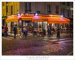 Cafe Le Chinon, Night