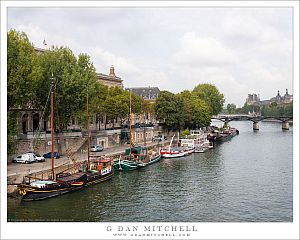 Moored Boats, Seine River