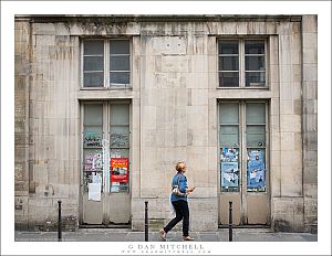Woman and Doorways, Le Marais