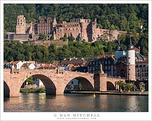 Schloss Heidelberg  and Theodor Heuss Bridge