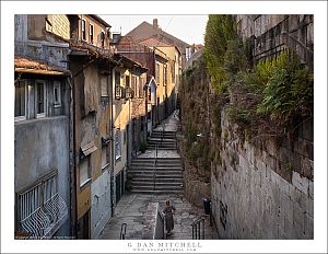 Narrow Street and Steps, Porto