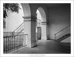 Walkway, Arch, and Stairs