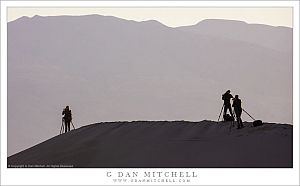 Three Photographers, Dunes And Mountains