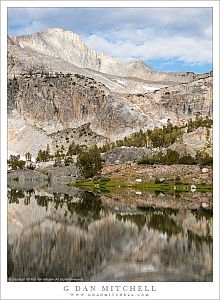 Alpine Lake and Sierra Crest Peaks