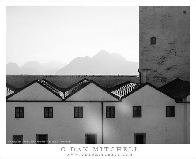 Salzburg Castle, Bavaria Alps, Sky