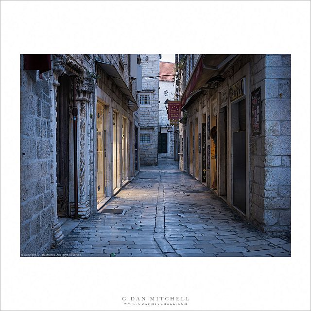 Trogir Street, Early Morning