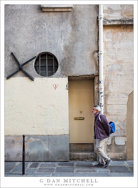 Pedestrian, Old Buildings