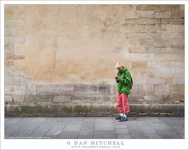 Person, Wall, Le Marais