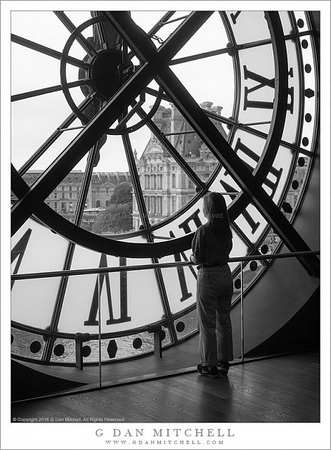 Woman and Clock