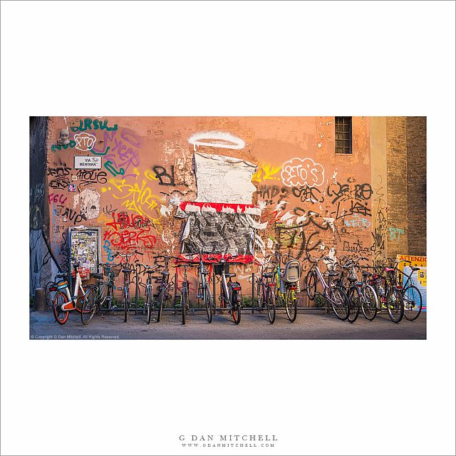 Bike Rack and Wall