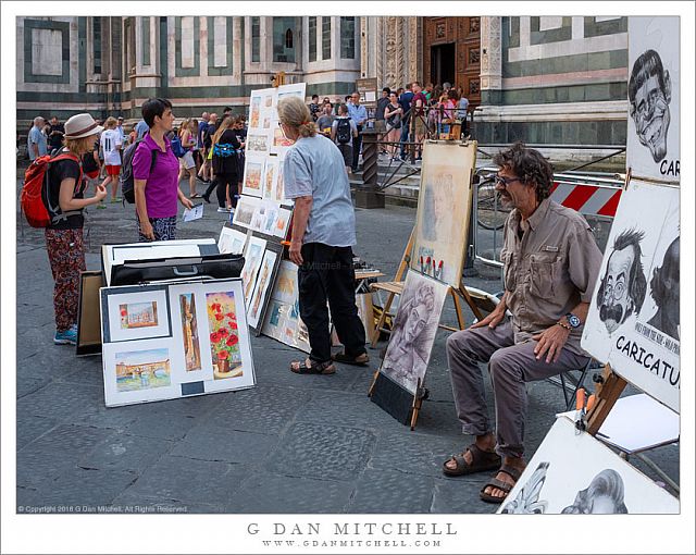 Street Vendors, Duomo de Firenze