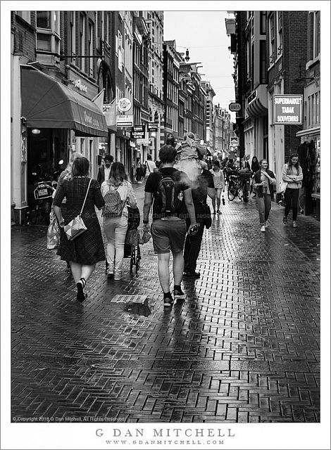 Amsterdam Pedestrians, Rain