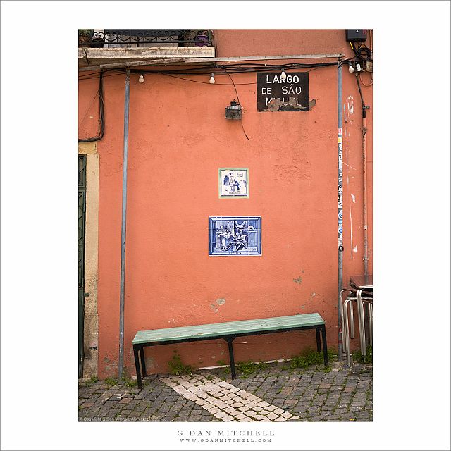 Bench, Wall With Fado Tiles