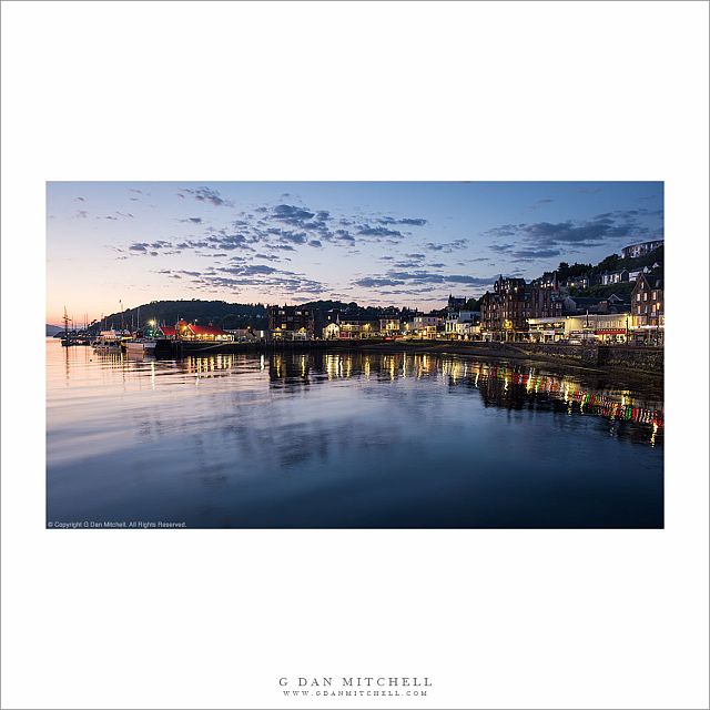 Oban Waterfront, Dusk