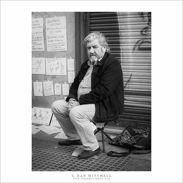 Street Vendor, Madrid