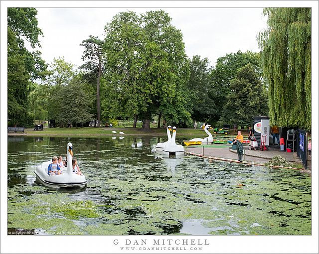 Children and Duck-Boat Man