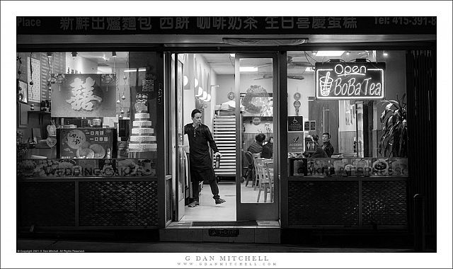Boba Tea Shop, Night