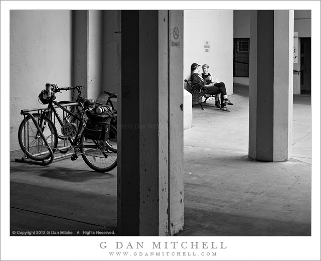 BicyclesCoupleOnBench20130814