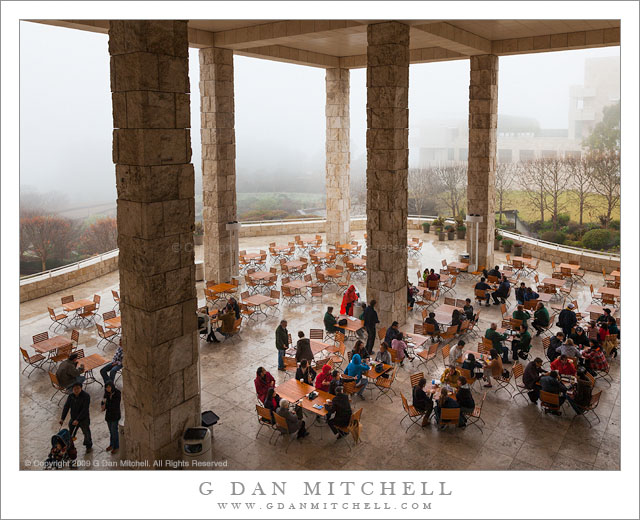 Patio, Rain and Fog