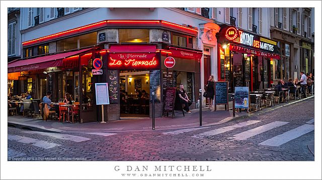 La Pierrade, Evening