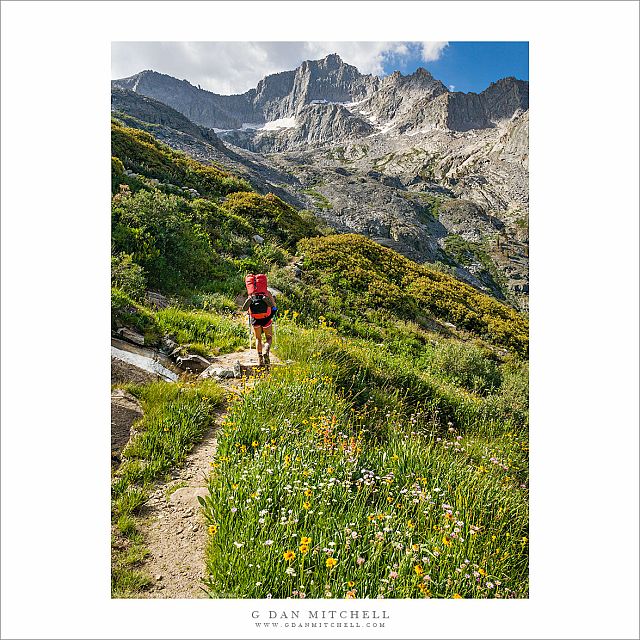 Ascending to Kaweah Gap