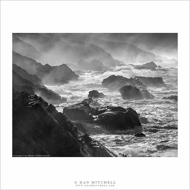 Storm Surf and Rocky Headlands