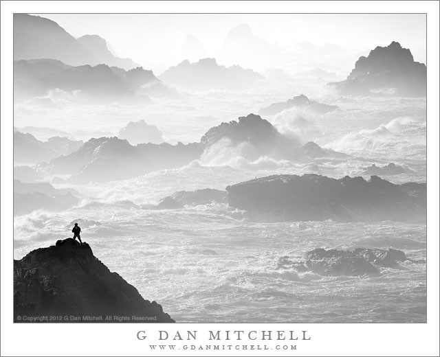 Fisherman, Winter Surf