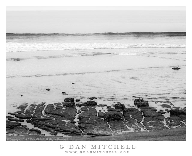 Rocks, Wave, Horizon