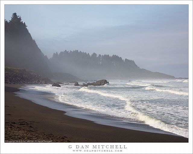 Pacific Surf, Morning Fog