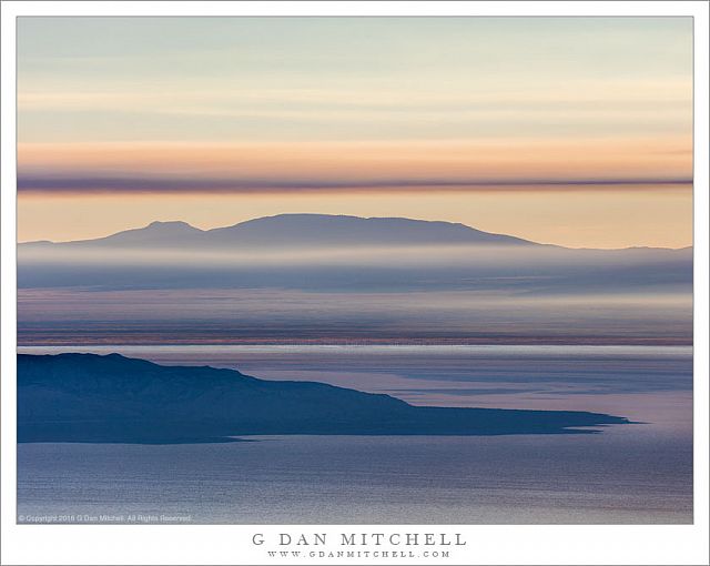 Mono Basin, Wildfire Smoke, Dawn