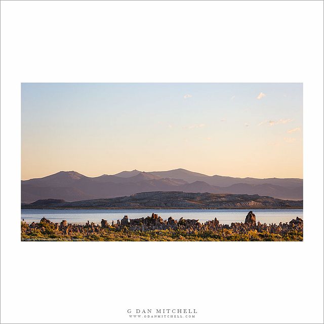 Tufa, Island, Distant Mountains
