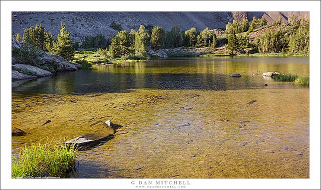 Late Afternoon Shadows, Subalpine Lake