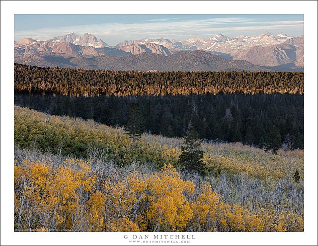 Morning View of the Sierra Crest