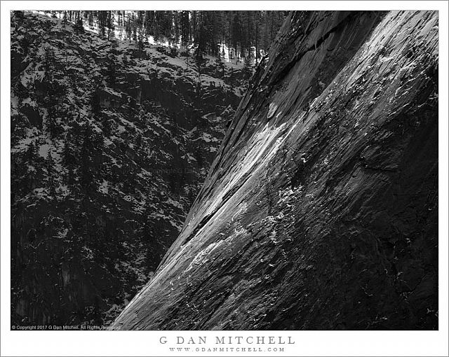 Light on Granite Slabs