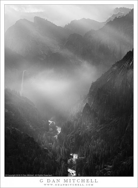 Clearing Clouds, Merced River Canyon