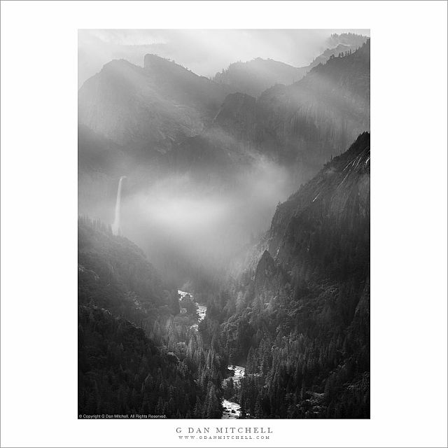 Clearing Clouds, Merced River Canyon