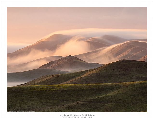 Dawn Fog, California Hills