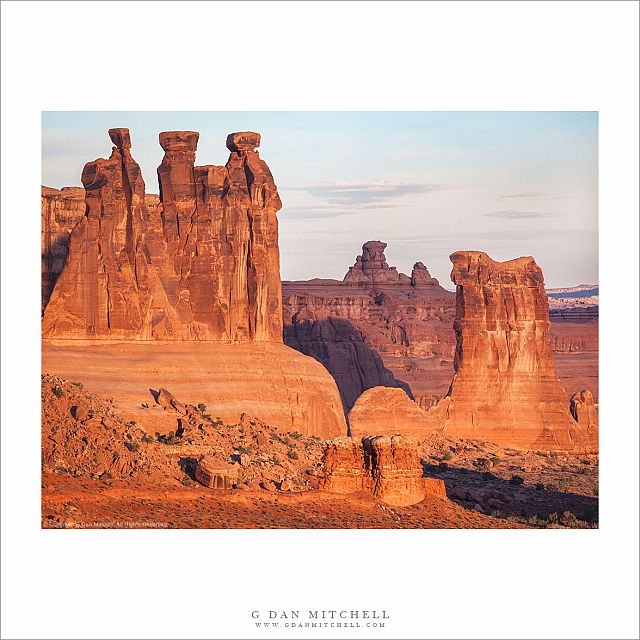 Sandstone Formations, Earlry Morning Light