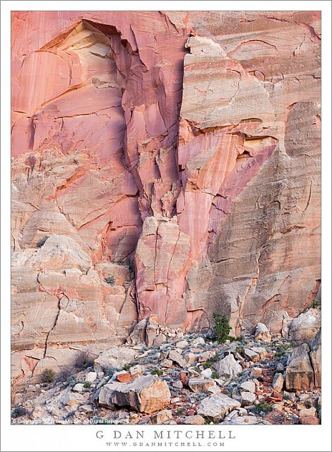 Fractured Cliff, Evening