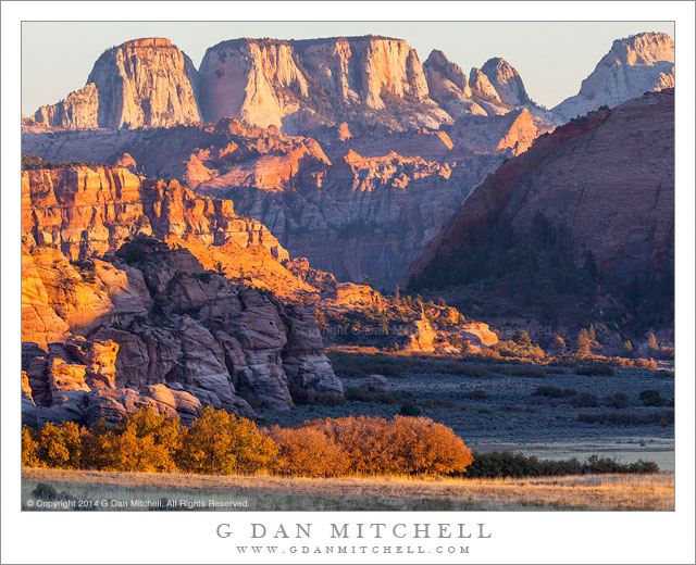 Kolob Terraces Area, Sunset