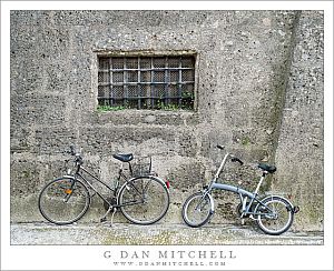 Bicycles, Old Wall