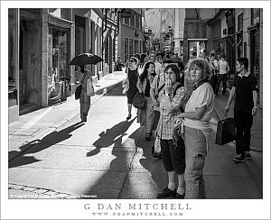 Woman with Umbrella, Salzburg Street