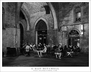 Sidewalk Cafe, Near Midnight