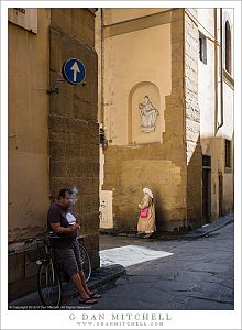 Woman, Smoking Cyclist