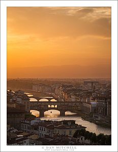 Hazy Sunset, Florence