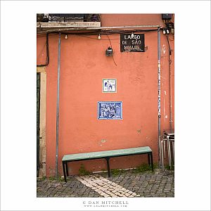 Bench, Wall With Fado Tiles