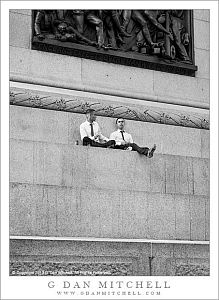 Two Men, Trafalgar Square