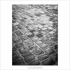 Cobblestones in Rain, York