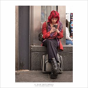 Woman in Red, London