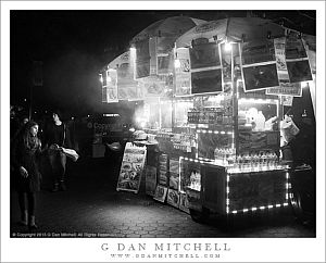 Halal Food Cart, Night